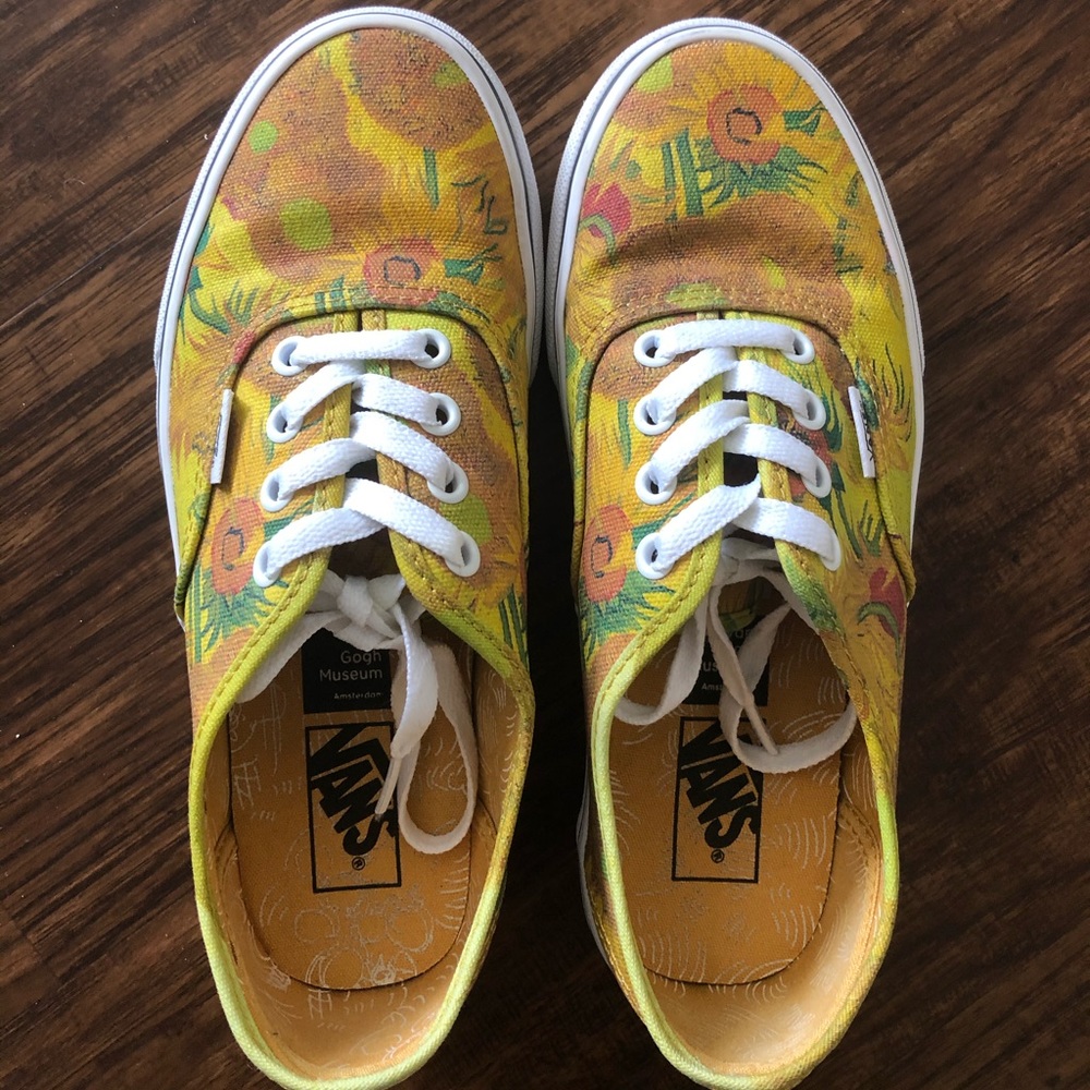 Van Gogh sunflower vans